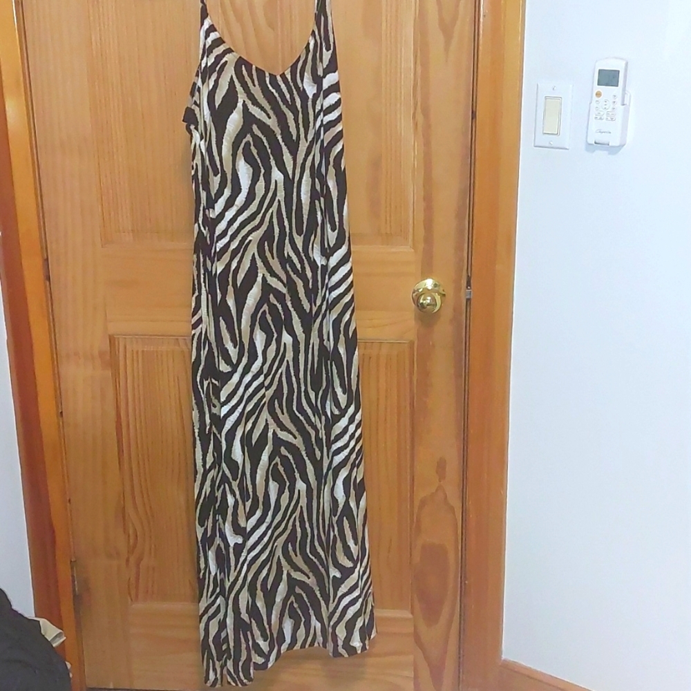 Animal Print Maxi Dress